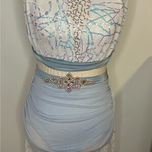 Sequin Embellished Halter Dress